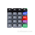 Tasti personalizzati calcolatrice del desktop silicone tastiera numerica wireless